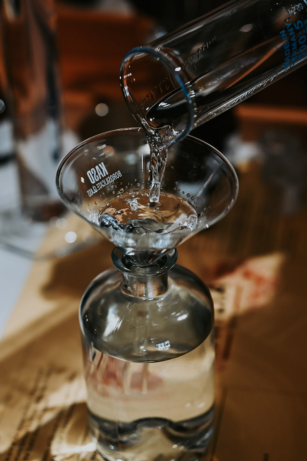Choosing botanicals at Tahlia Farm Gin School