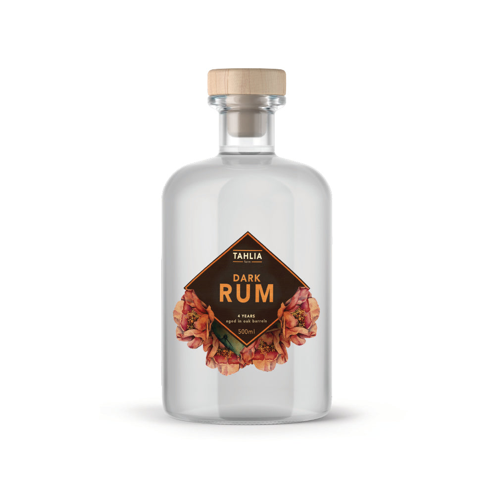 Tahlia Farm Dark Rum bottle